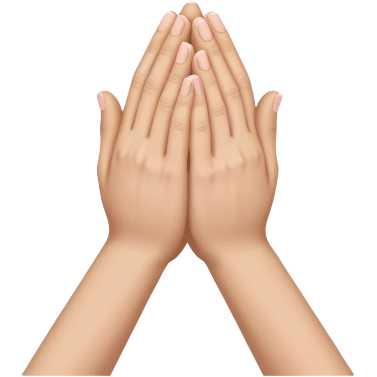 pray hands mangas rosadas emoji