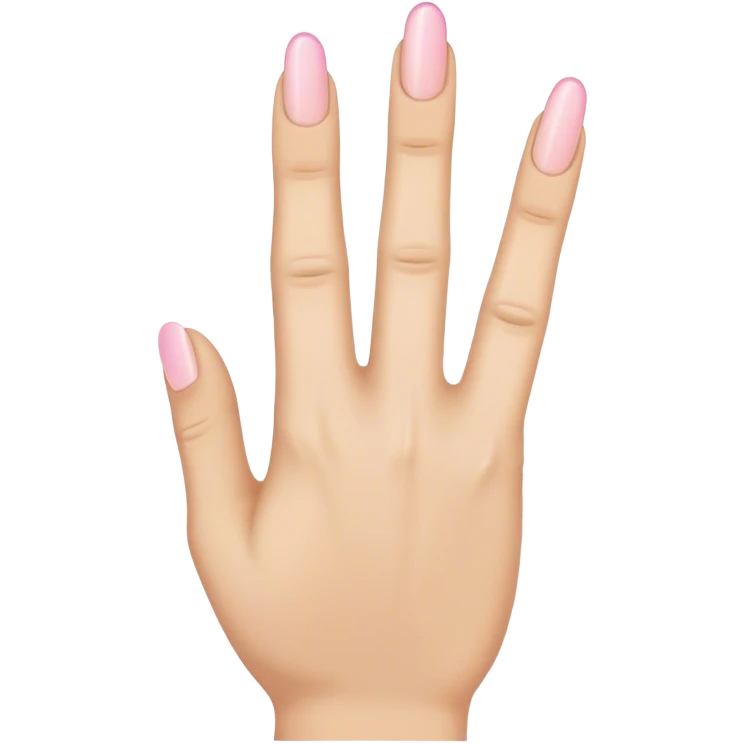 make a hand with the pinky, ring finger, and pointer finger sticking up emoji