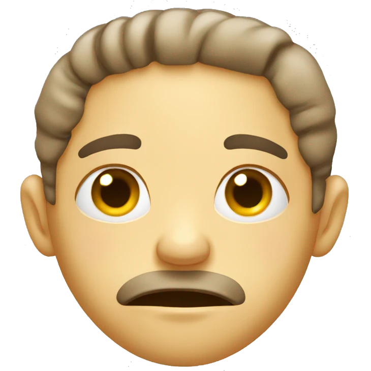 Tired face emoji