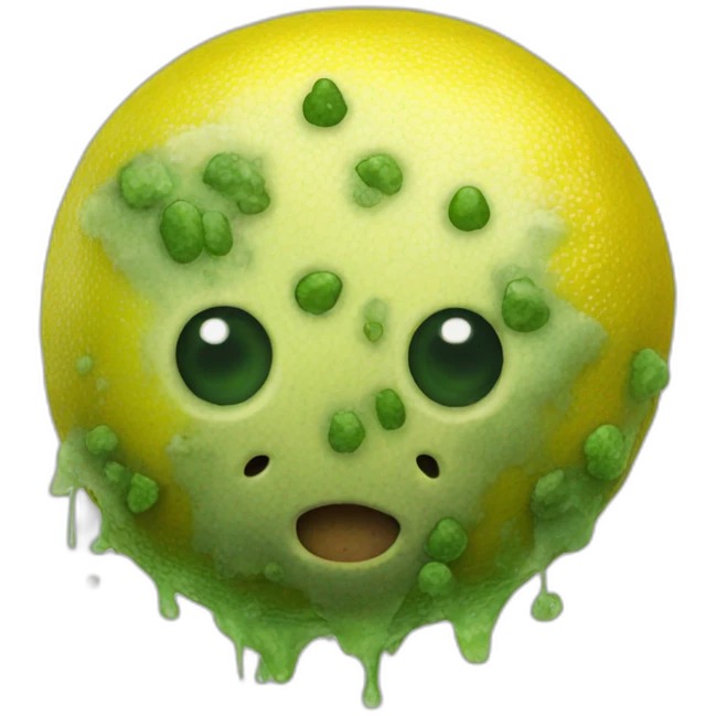 moldy lemon emoji