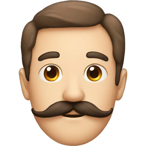Moustache emoji