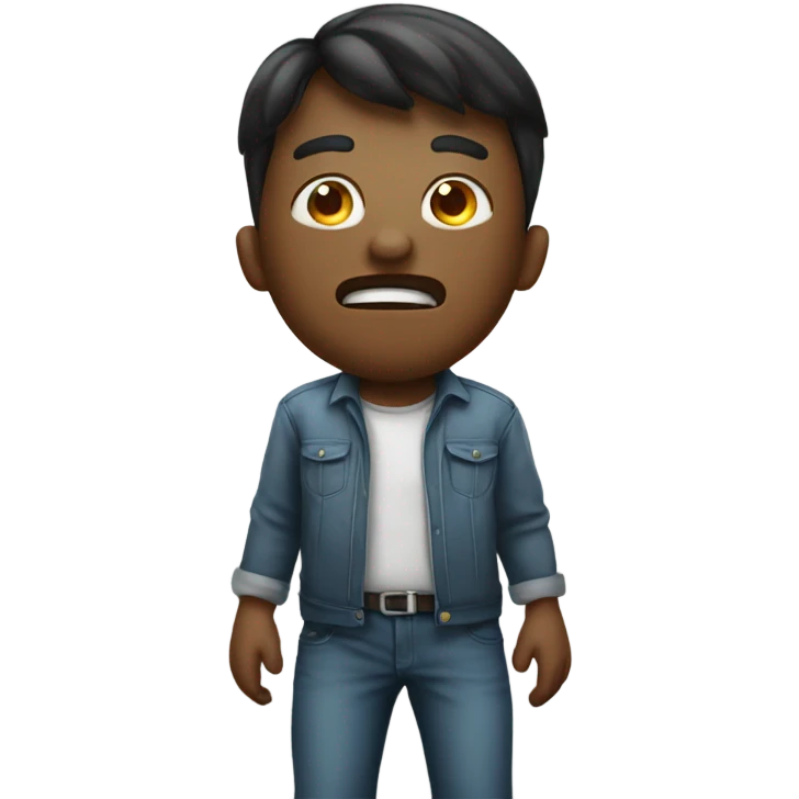 A fart boy emoji
