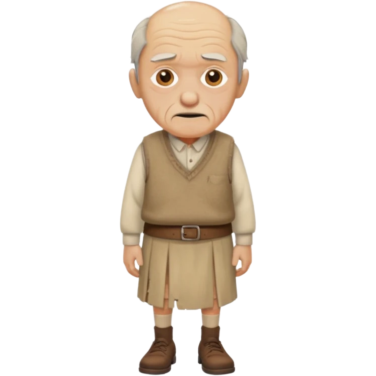 beige ancient male skirt cloth emoji