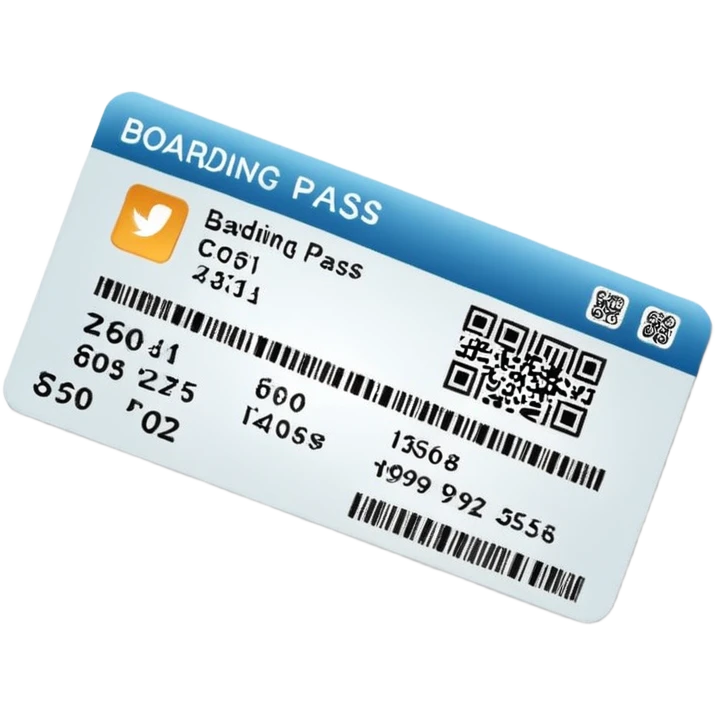 boarding pass emoji