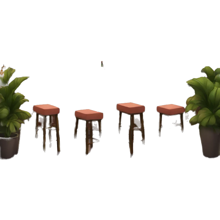 rooftop bar with cocktails emoji