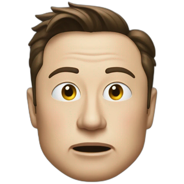 Elon Musk qui fume emoji