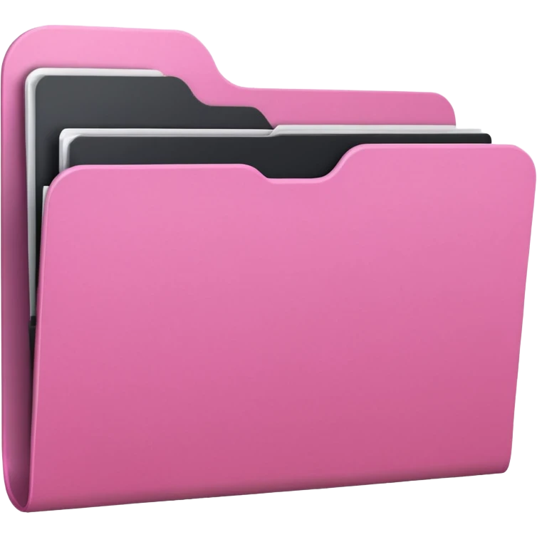 mix pink folder emoji