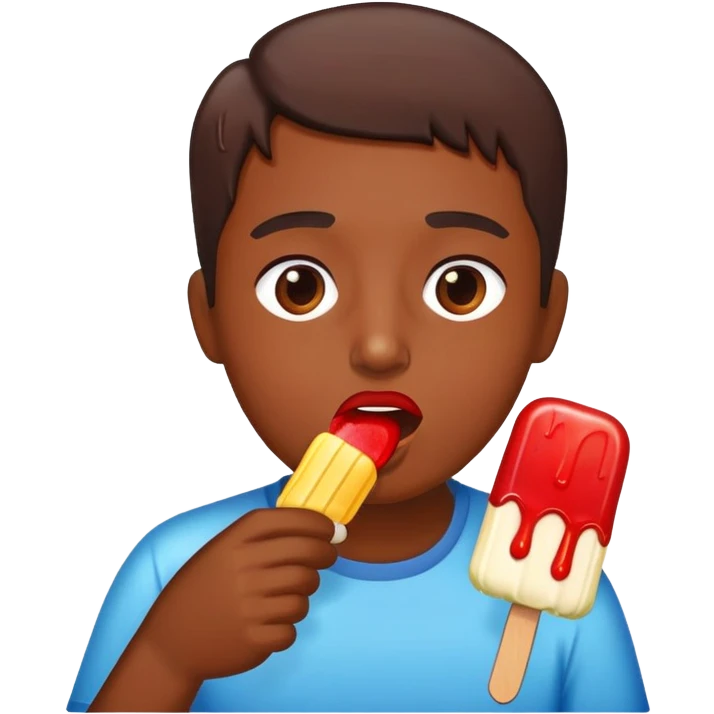 sucking popsicle  emoji