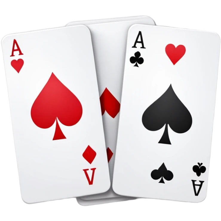 casino playing cards aces and face cards emoji