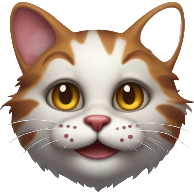 Clown cat emoji