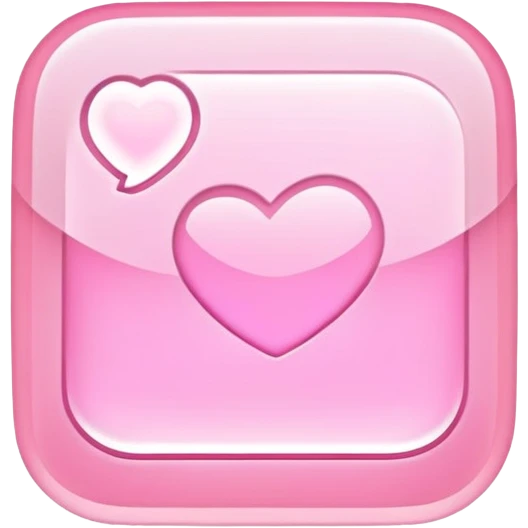 Light pink text messages emoji