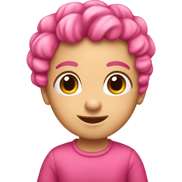Roze strik  emoji