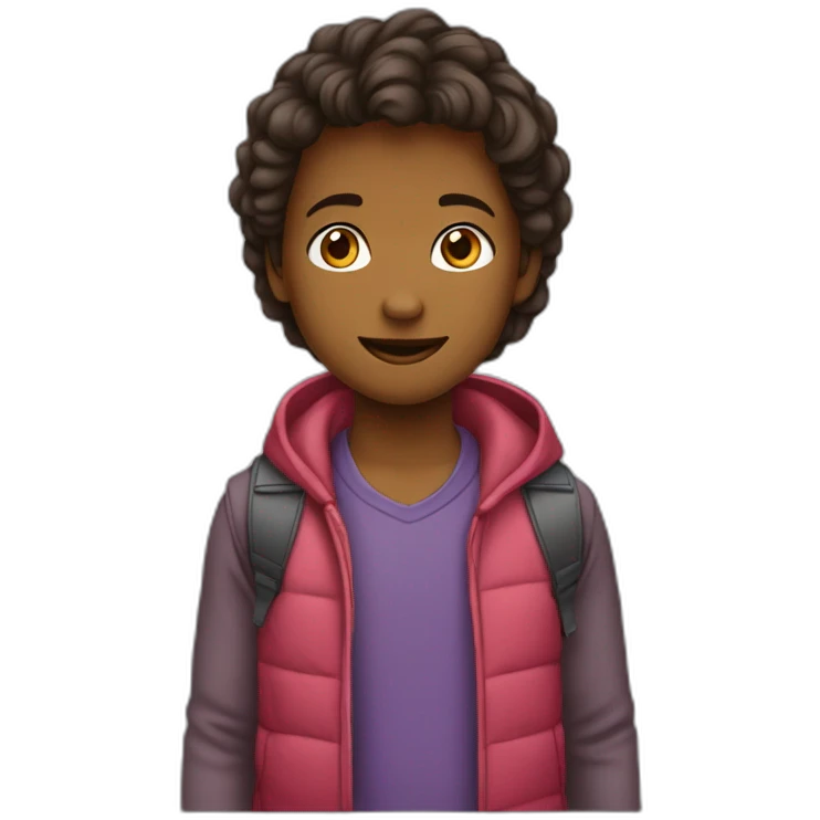 Garçon embrasse une fille emoji