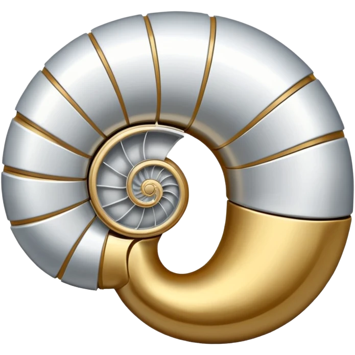 White Lincoln nautilus emoji