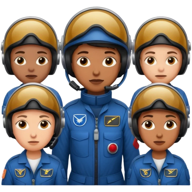Confused pilots emoji