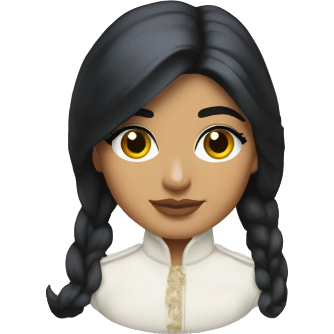 Kylie Jenner as an aristocrate emoji