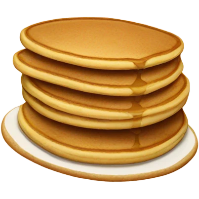 Pancake with lotus cookie emoji
