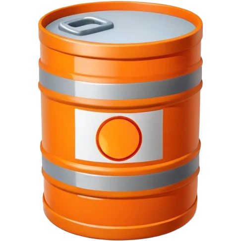 orange road construction barrel emoji