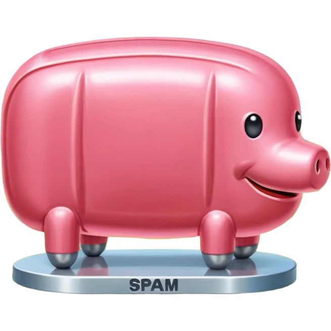  SPAM meat jeff koons style sculpture fine art french landscape  emoji