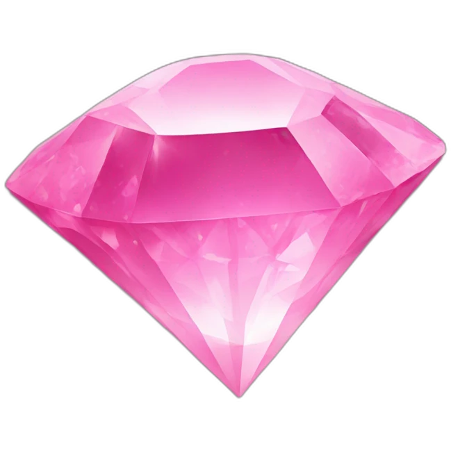 Pink gemstone emoji