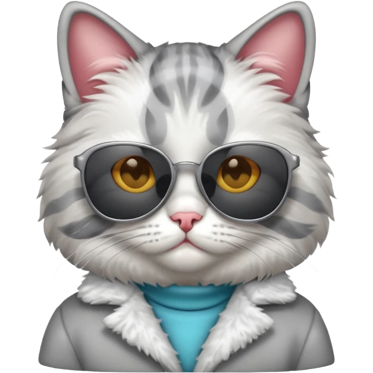 Cat wearing sunglasses emoji