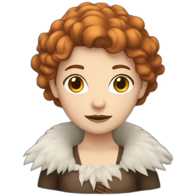 white witch with brown pixie hair emoji