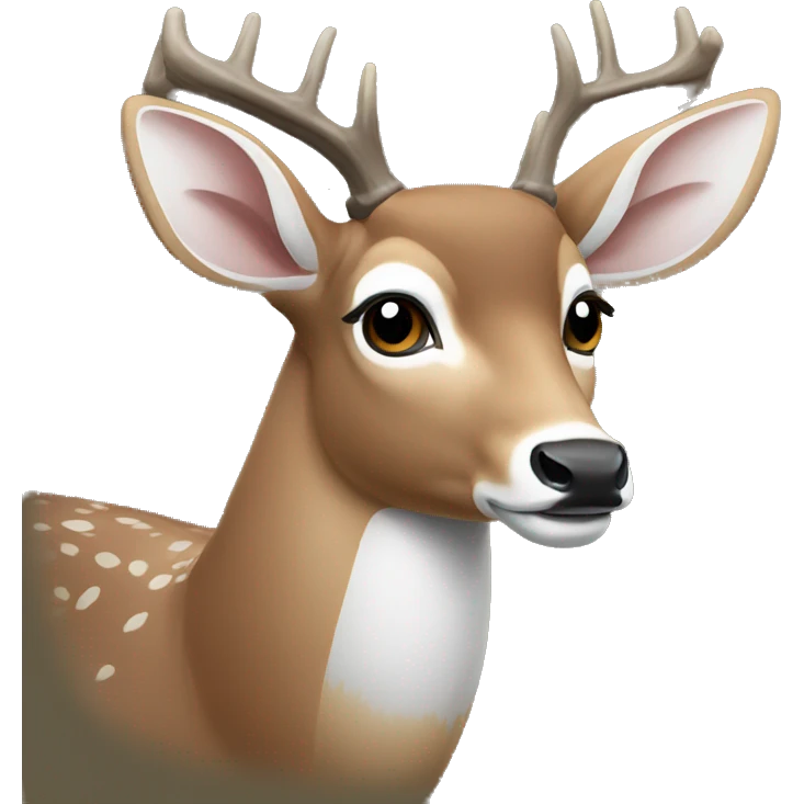 white-tailed deer emoji