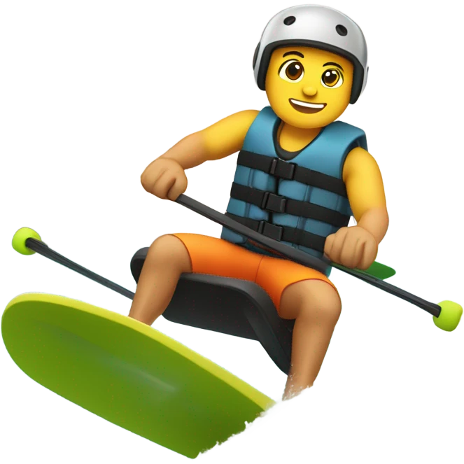 Man wakeboarding  emoji