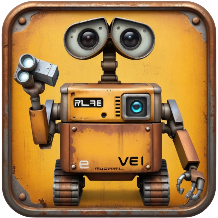 Walle from the movie emoji