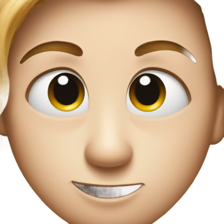 Funny face emoji