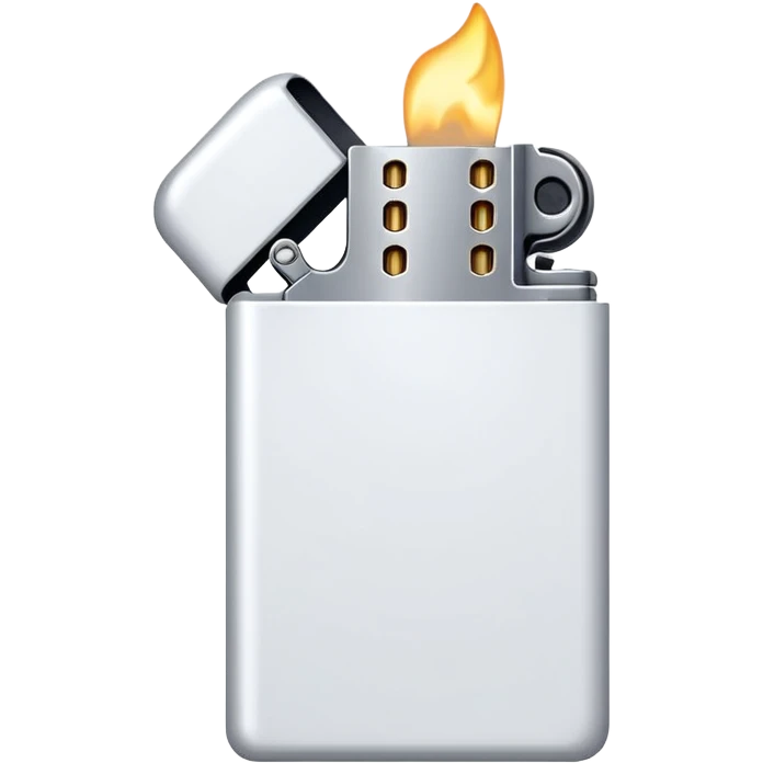 white lighter emoji