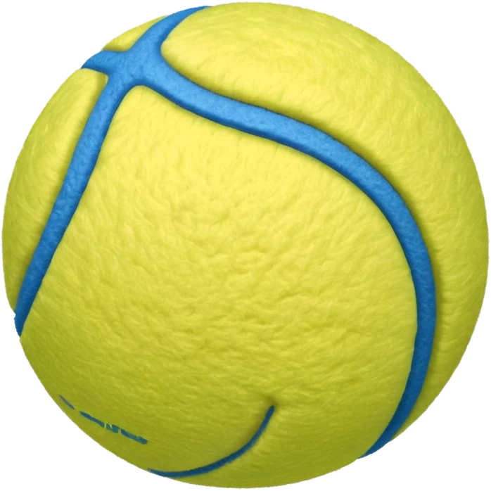 blue tennis ball emoji