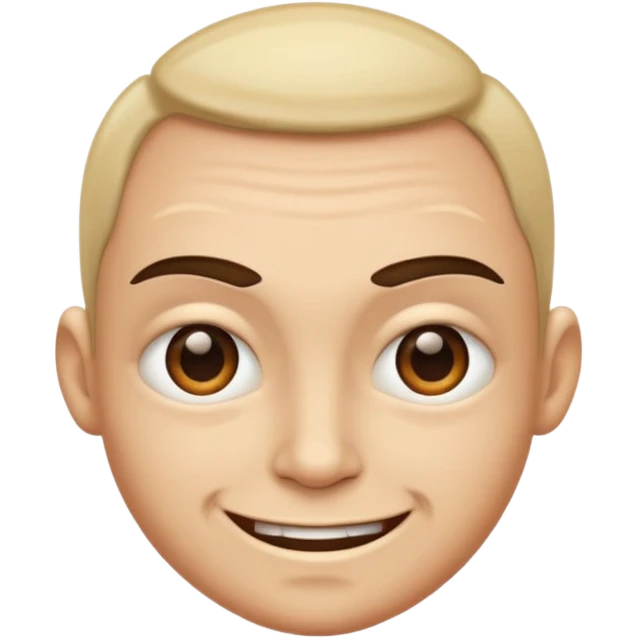 Extreme smirk face emoji