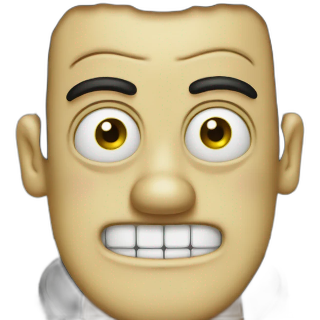 spongebob mugshot emoji