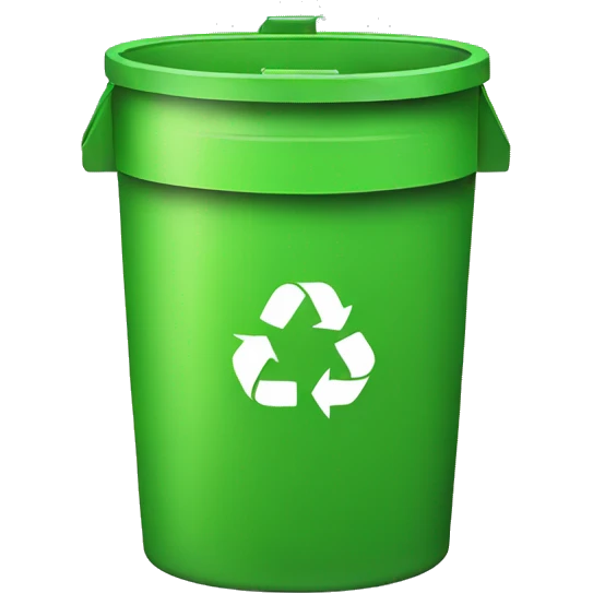 recycle can emoji