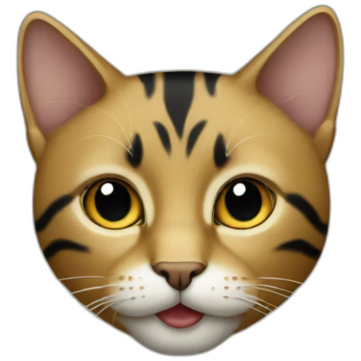 cat black gold emoji