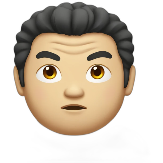 Sumo cartoon emoji