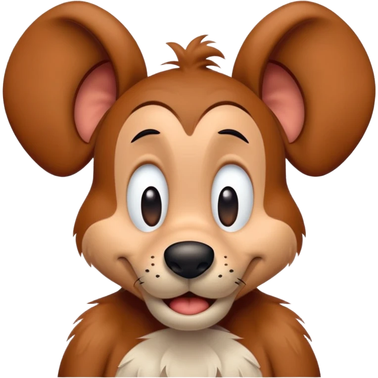 goofy dog from Disney with sad expression emoji