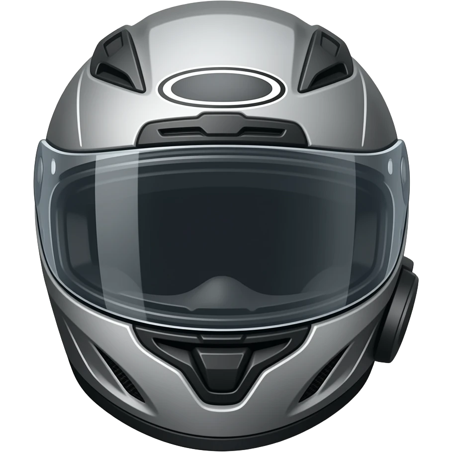 full face motorcycle helmet emoji