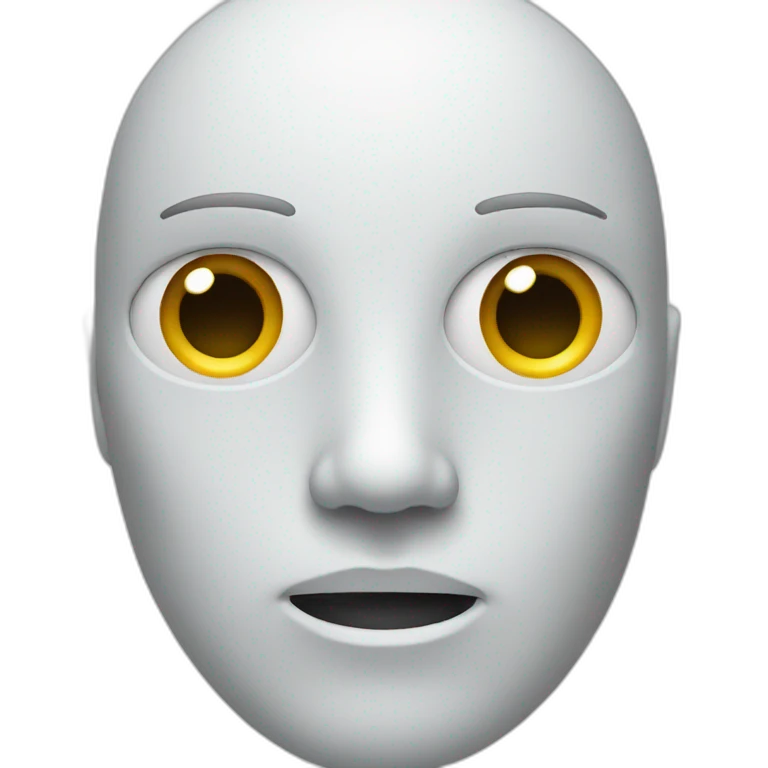 simple robot face emoji