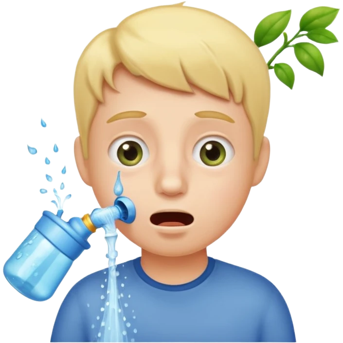 Make a person burping emoji