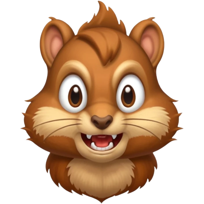 Angry squirrel emoji