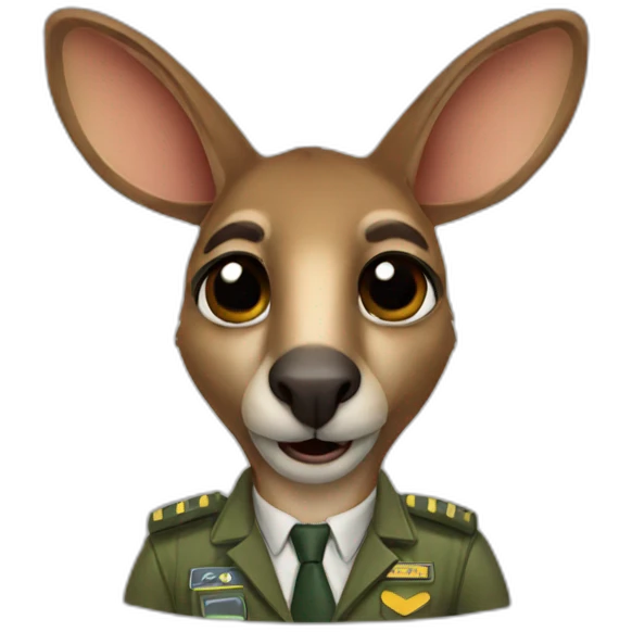 Kangaroo pilot emoji