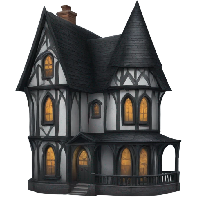 Gothic house  emoji
