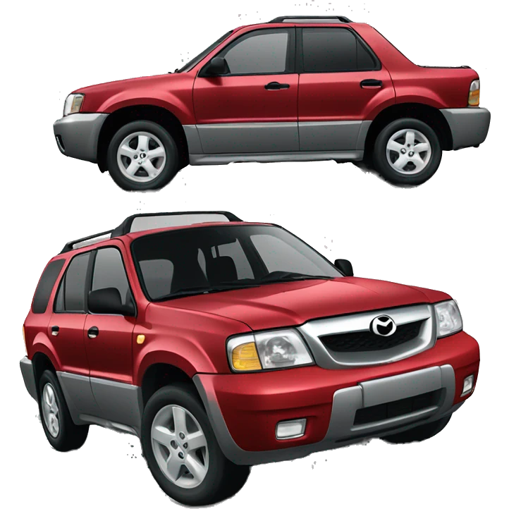 mazda tribute 2001 red emoji