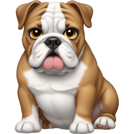 english bulldog  emoji
