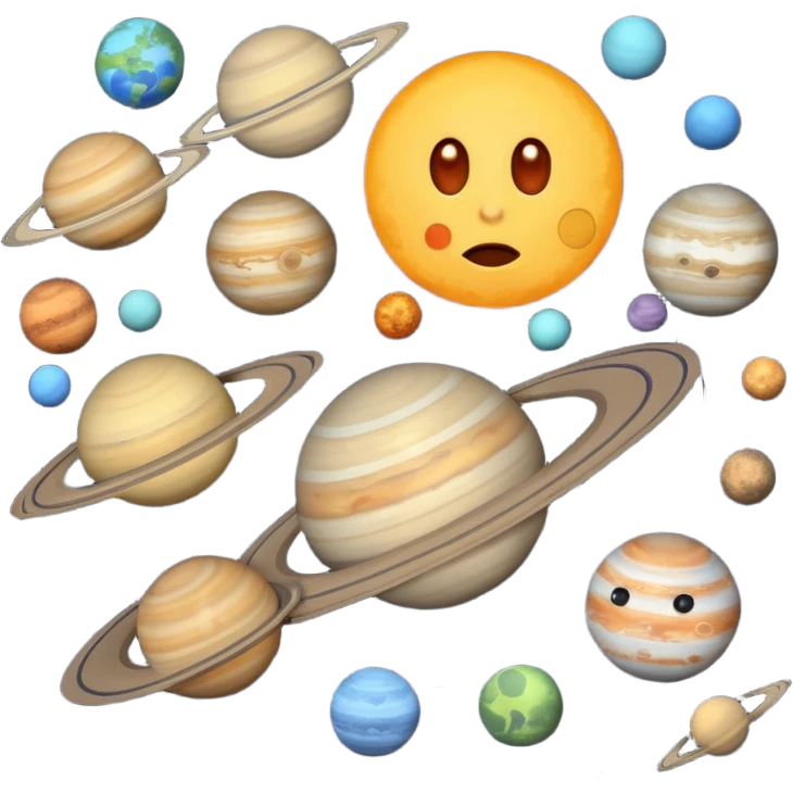 Solar system emoji