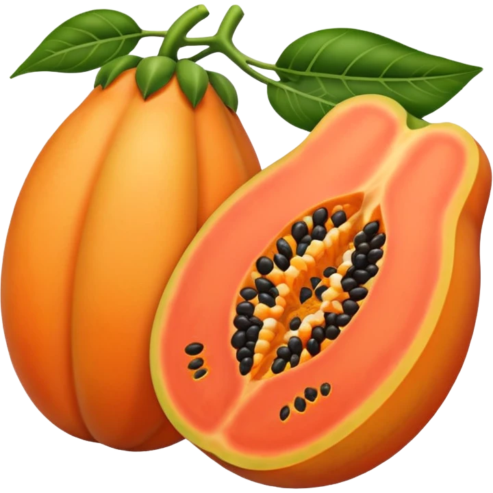 Papaya emoji