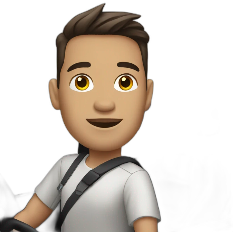tesla driver emoji