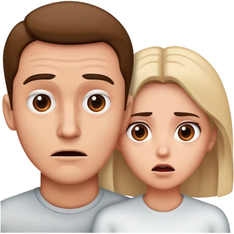 men hit women(she is afraid)  emoji